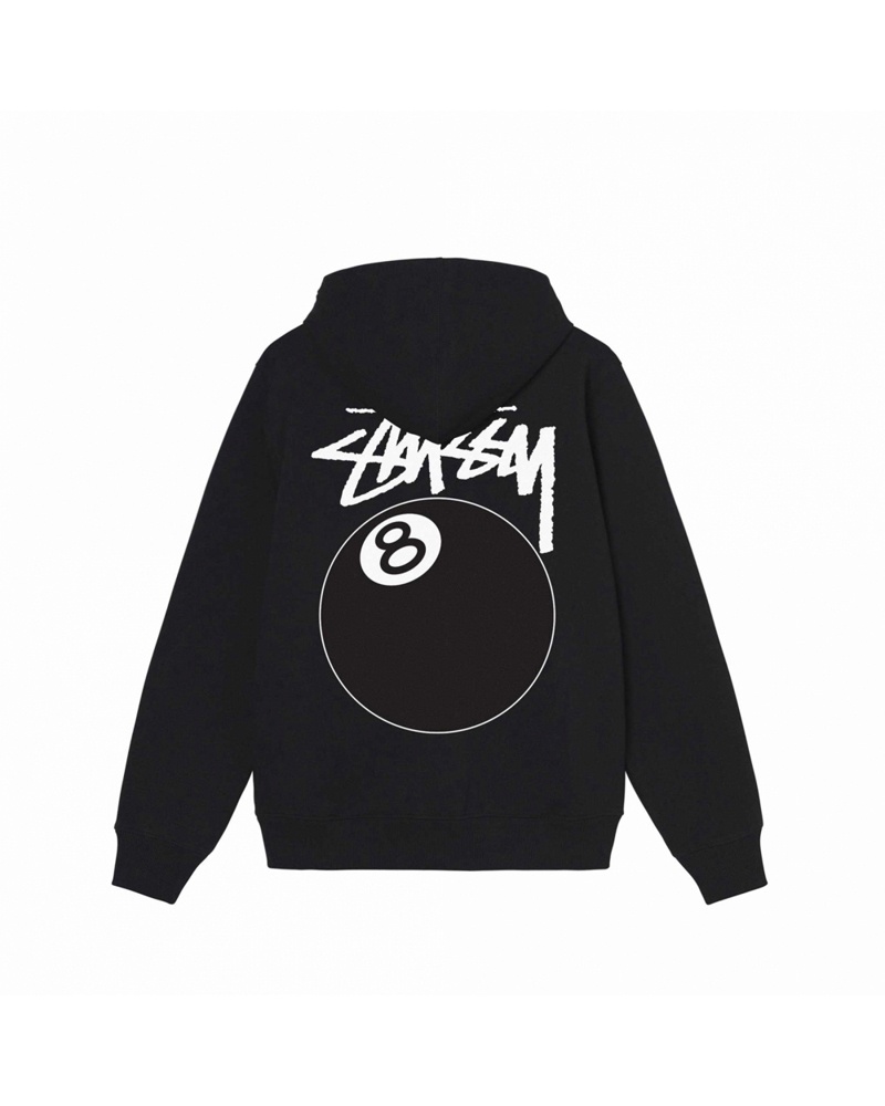 Stussy パーカー 安い - 8 Ball Zip 黒 | ステューシー 日本 店舗